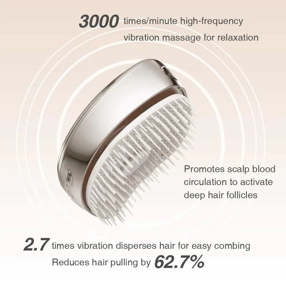 KUMI Electric Hair Care &amp; Scalp Massager Brush