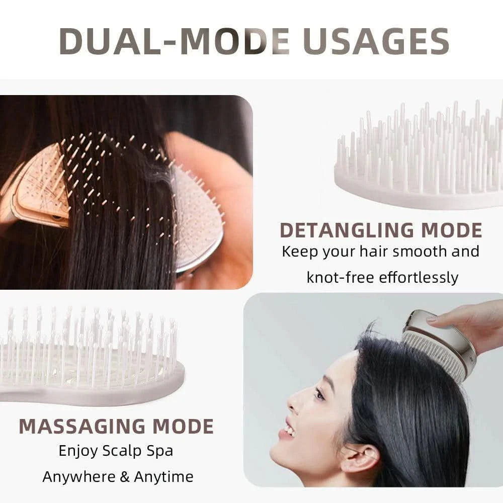 KUMI Electric Hair Care &amp; Scalp Massager Brush