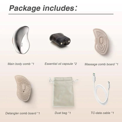 KUMI Electric Hair Care &amp; Scalp Massager Brush